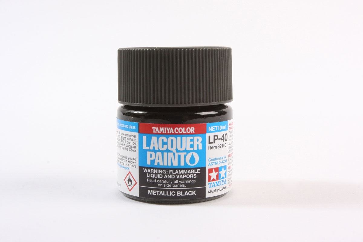 Tamiya Lacquer - LP-40 Metallic Black (10ml)