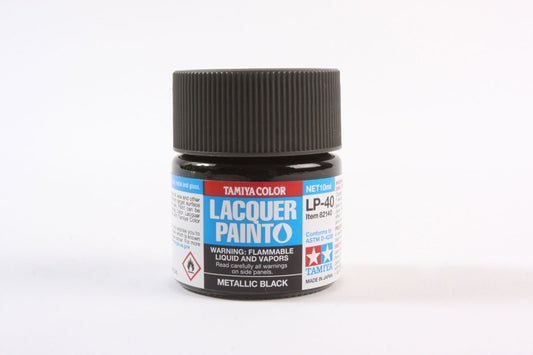 Tamiya Lacquer - LP-40 Metallic Black (10ml)