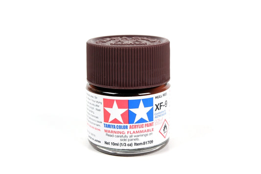 Tamiya Acrylic Mini XF-9 Hull Red (10ml)