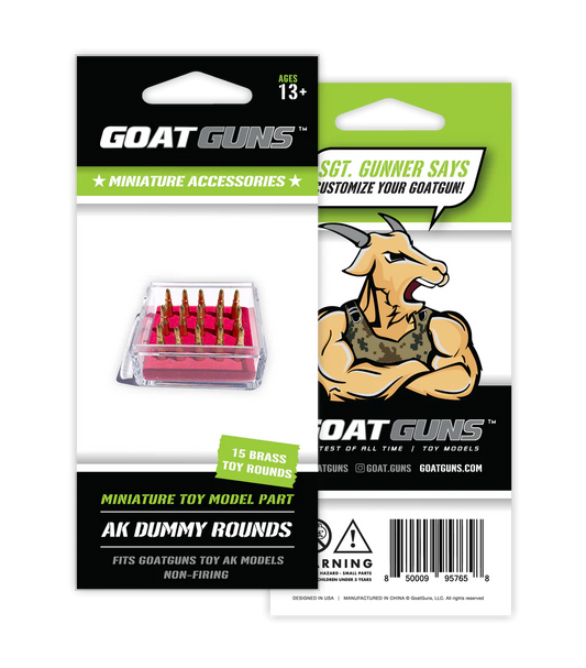 Goat Guns AK Dummy Rounds (15 Pack) (1:3)