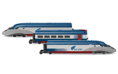 Hornby Amtrak acela Battery Operated Train Set (HO Scale)