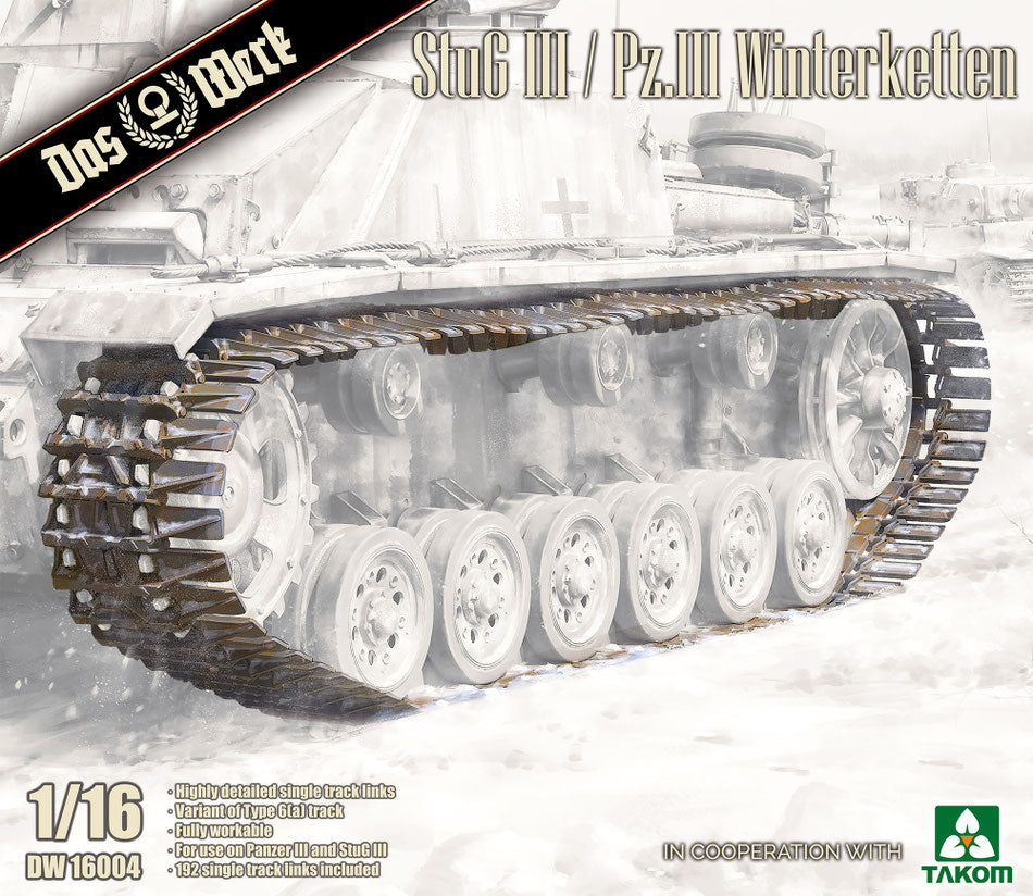 Das Werk StuG III / Pz.III Winterketten (1:16)