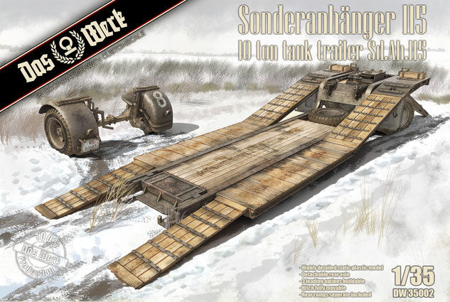 Das Werk Sonderanhänger 115 10ton Tank Trailer Sd.Ah.115 (1:35)