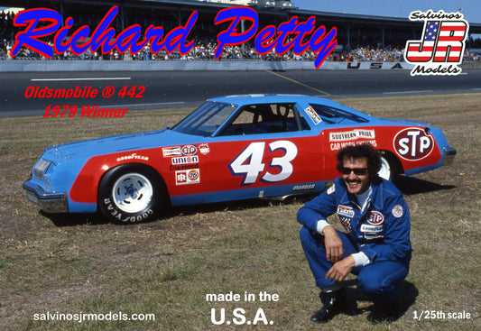 Salvinos JR Models Richard Petty Oldsmobile 442 1979 Winner (1:25)