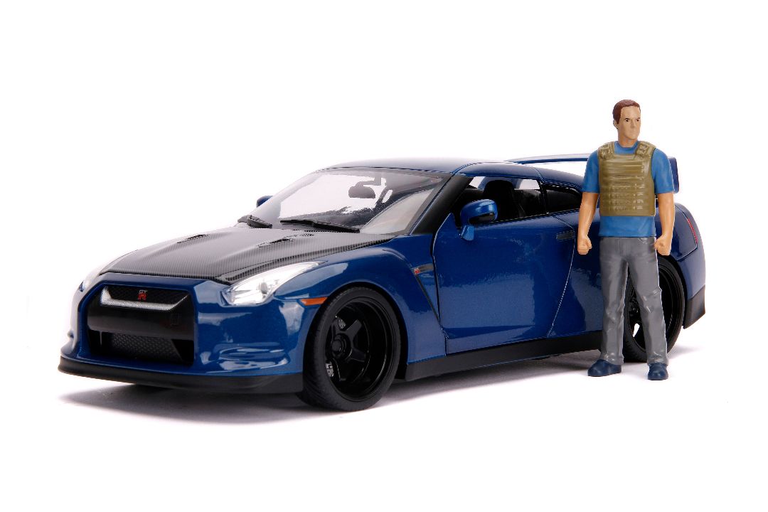 Jada Fast & Furious Brian & 2009 Nissan GT-R (R35) (1:18)