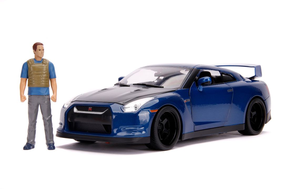 Jada Fast & Furious Brian & 2009 Nissan GT-R (R35) (1:18)
