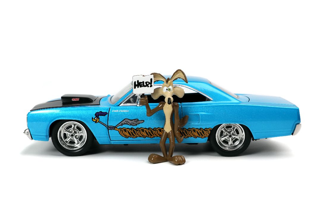 Jada Hollywood Rides Looney Tunes Wile E. Coyote & 1970 Plymouth Road Runner (1:24)