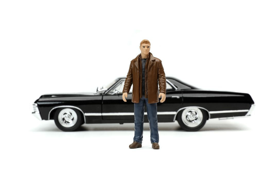 Jada Hollywood Rides Supernatural Join the Hunt Dean Winchester & 1967 Chevrolet Impala SS Sport Sedan (1:24)