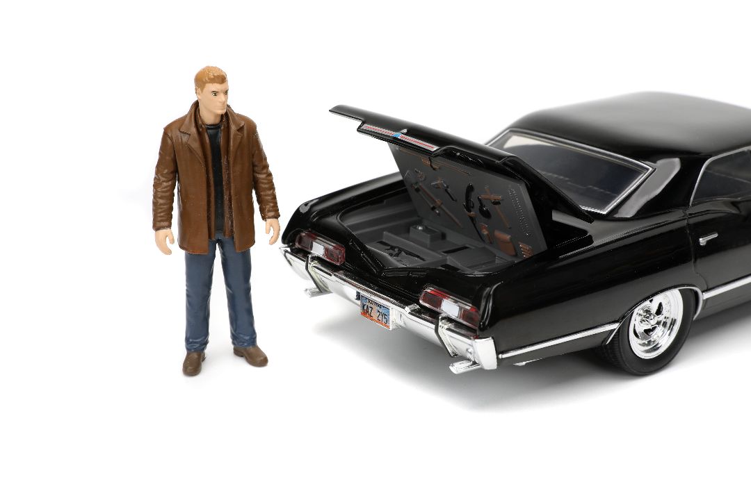 Jada Hollywood Rides Supernatural Join the Hunt Dean Winchester & 1967 Chevrolet Impala SS Sport Sedan (1:24)