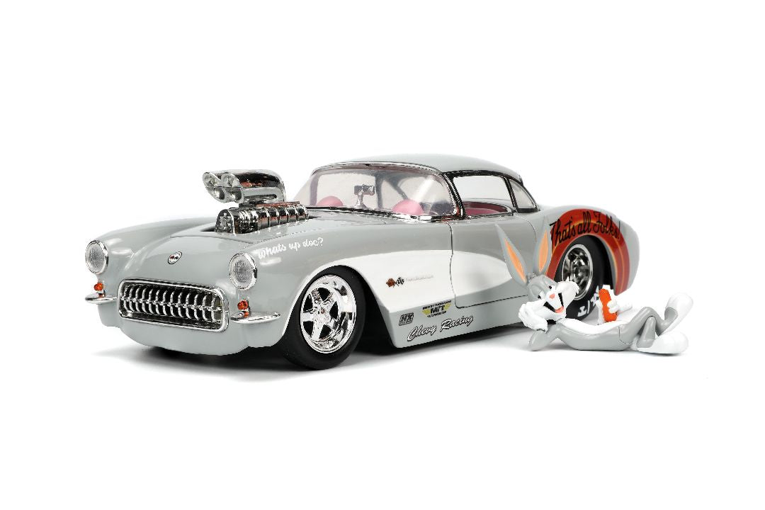 Jada Looney Tunes Bugs Bunny & 1957 Chevrolet Corvette (1:24)