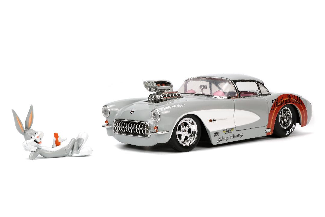 Jada Looney Tunes Bugs Bunny & 1957 Chevrolet Corvette (1:24)
