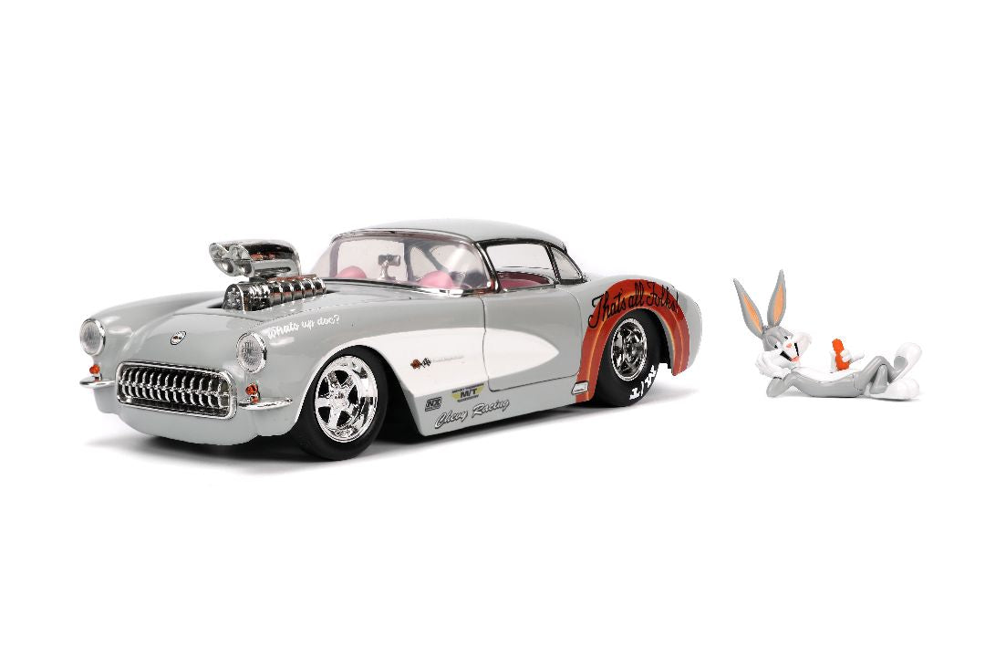 Jada Looney Tunes Bugs Bunny & 1957 Chevrolet Corvette (1:24)