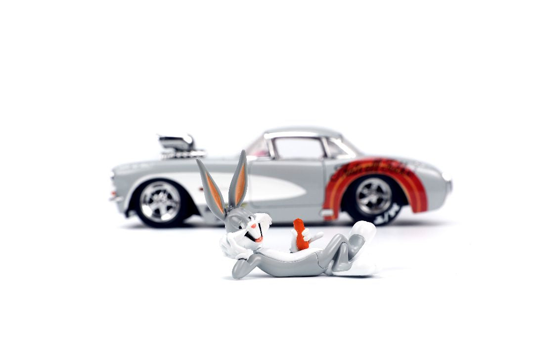 Jada Looney Tunes Bugs Bunny & 1957 Chevrolet Corvette (1:24)