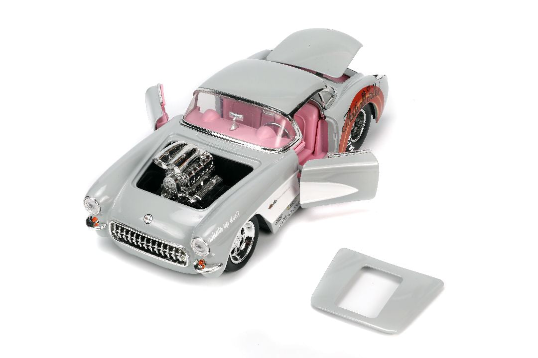 Jada Looney Tunes Bugs Bunny & 1957 Chevrolet Corvette (1:24)
