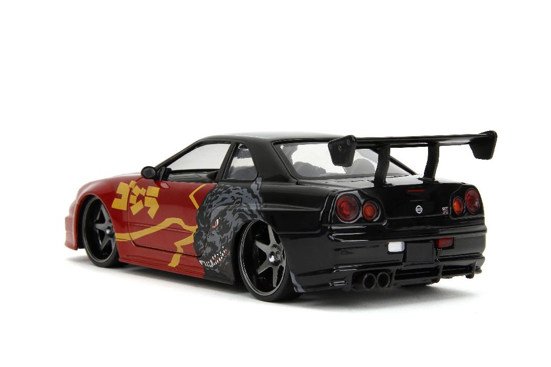 Jada Hollywood Rides Godzilla 2002 Nissan Skyline GT-R (R34)