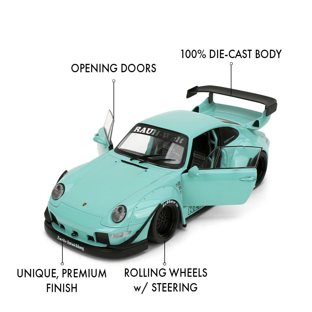 Jada Pink Slips Porsche RWB Body Kit - Kei Kishi (1:18)