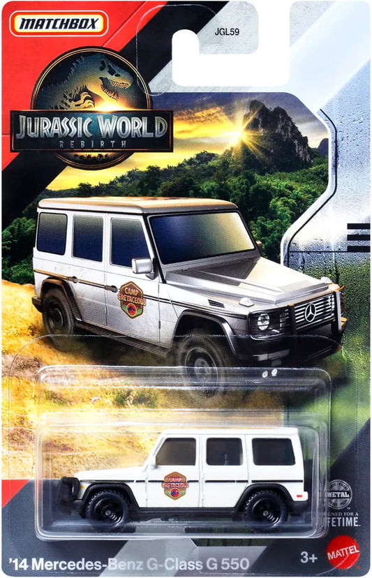 Matchbox Jurassic World Rebirth 2014 Mercedes-Benz G-Class G 550 (1:64)