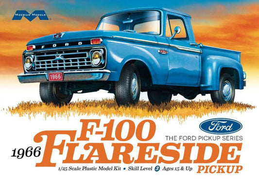 Moebius Models 1966 Ford F-100 Flareside Pickup (1:25)
