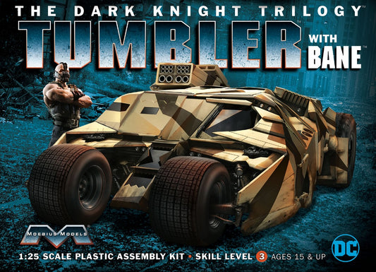 Moebius Models The Dark Knight Trilogy Tumbler with Bane (1:25)
