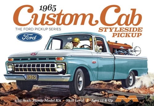 Moebius Models 1965 Ford Custom Cab Styleside Pickup (1:25)