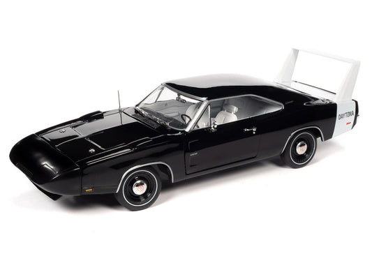 Auto World 1969 Dodge Charger Daytona - Black (1:18)