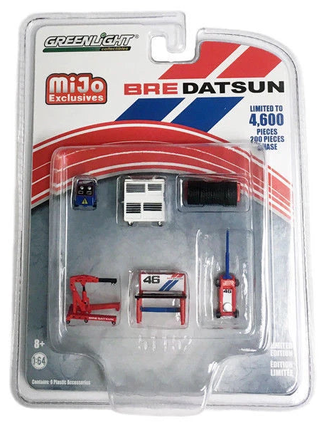 Greenlight BRE Datsun Garage Equipment (1:64)