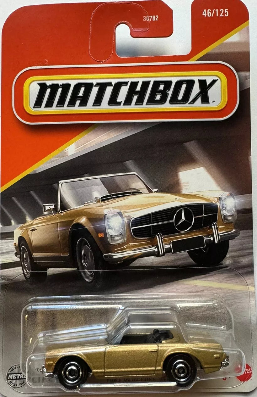 Matchbox 1963 Mercedes-Benz 230 SL - Gold (1:64)