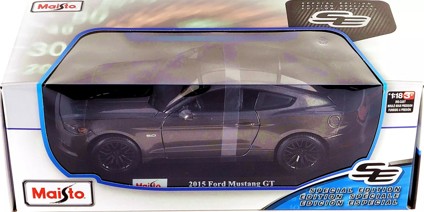 Maisto Special Edition 2015 Ford Mustang GT - Grey (1:18)