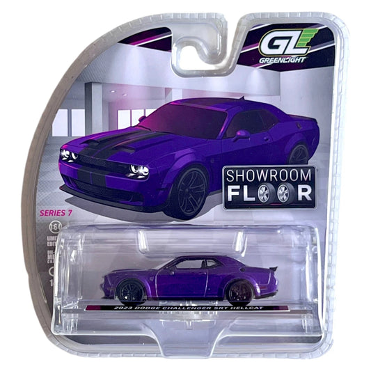 Greenlight Showroom Floor 2023 Dodge Challenger SRT Hellcat (1:64)