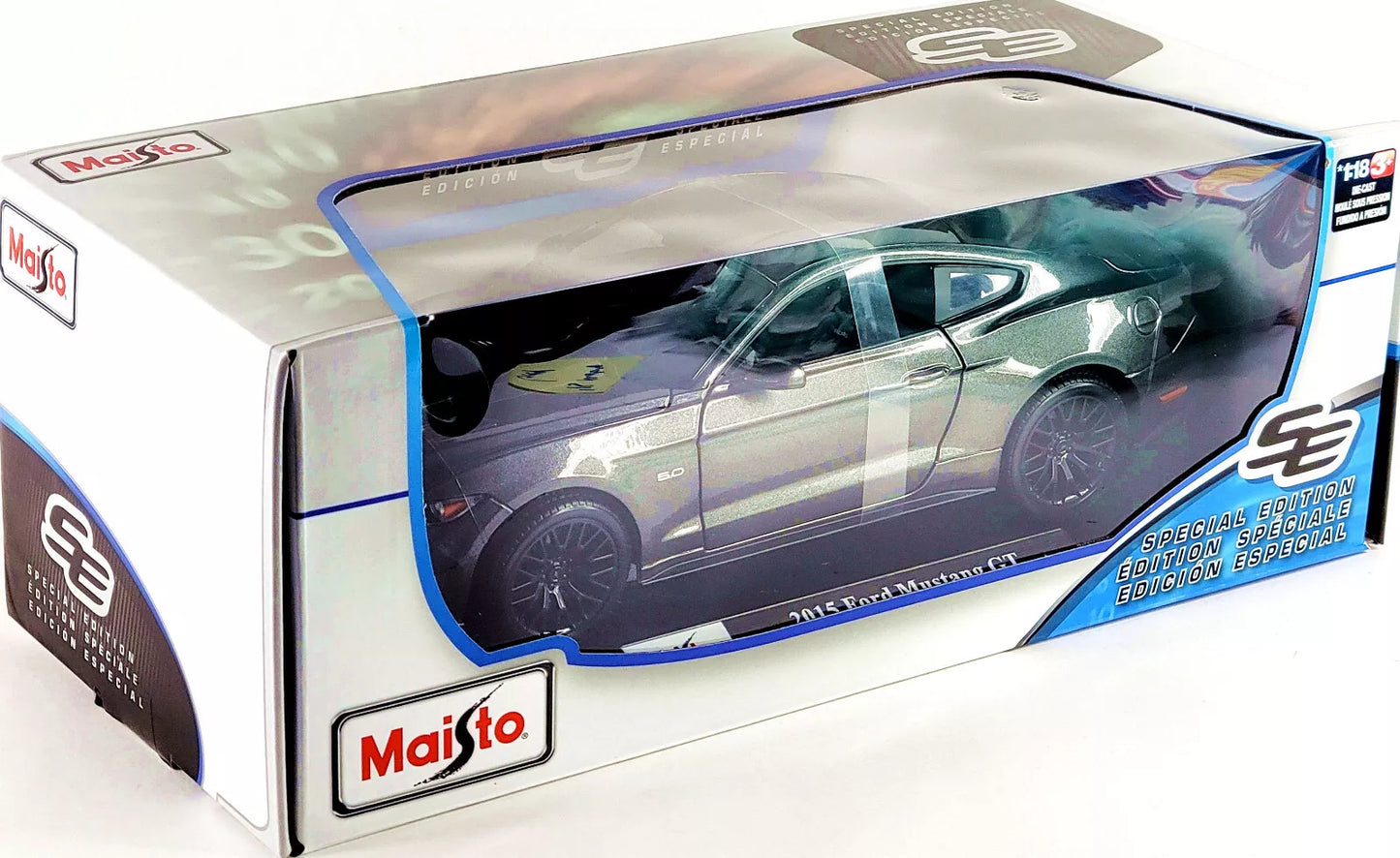 Maisto Special Edition 2015 Ford Mustang GT - Grey (1:18)