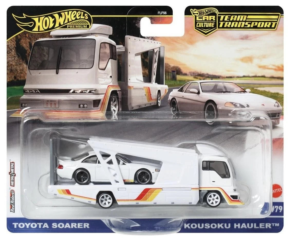 Hot Wheels Car Culture Team Transport Toyota Soarer & Kousoku Hauler (1:64)