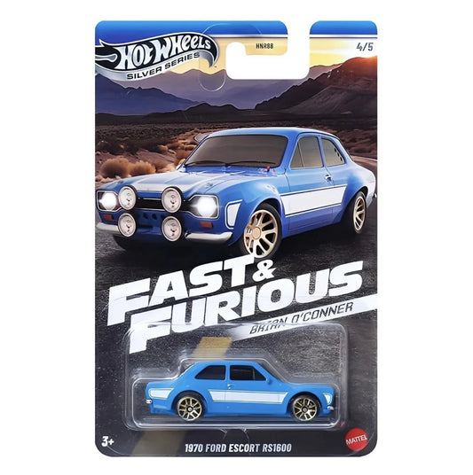 Hot Wheels Silver Series Fast & Furious Brian O'Conner 1970 Ford Escort RS1600 (1:64)