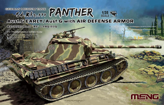 Meng Model German Medium Tank Panther Sd.Kfz.171 Ausf.G Early/Ausf.G with Air Defense Armor (1:35)