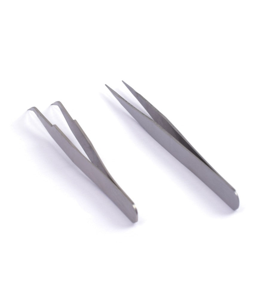 Artesanía Latina Hobby Tools Set of 2 Straight & Curved Fastening Tweezers