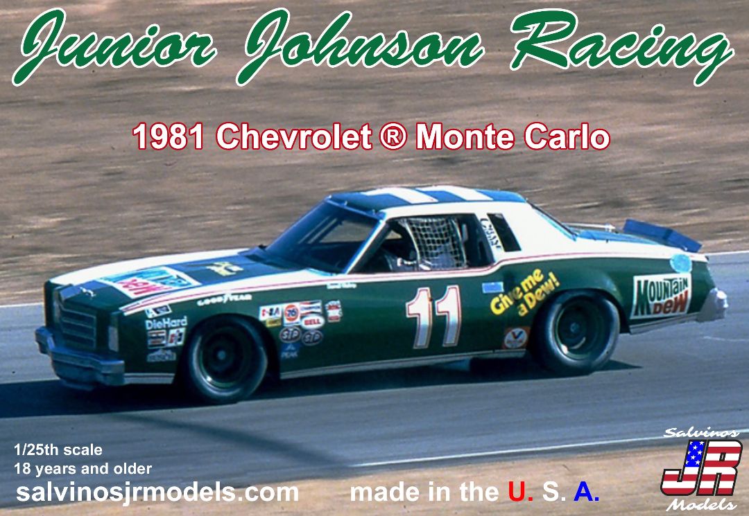 Salvinos JR Models Junior Johnson Racing 1981 Chevrolet Monte Carlo (1:25)