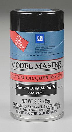 Model Master Lacquer Spray Paint - Nassau Blue Metallic (85g)