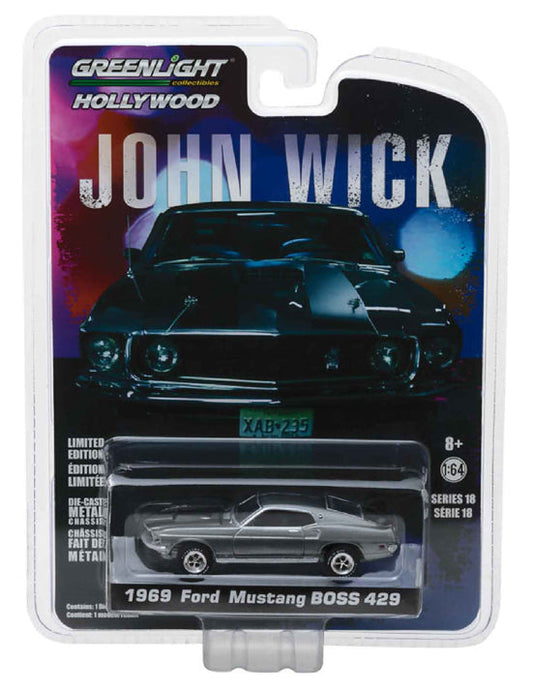 Greenlight John Wick 1969 Ford Mustang BOSS 429 (1:64)