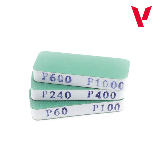 Vallejo Dual Grit Flexi Sanders - 80mm x 30mm x 12mm
