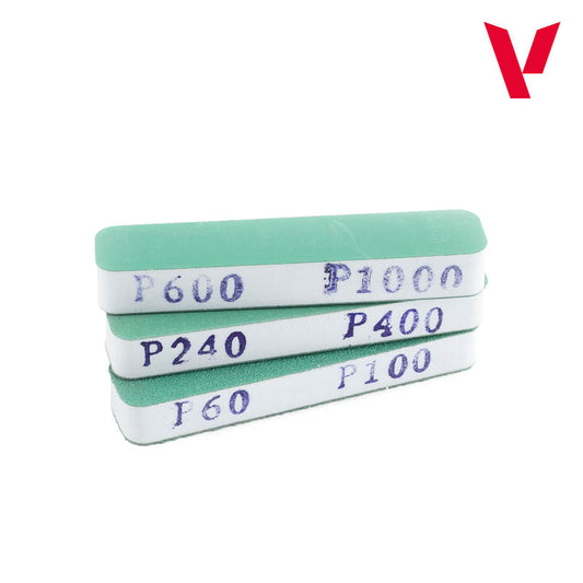 Vallejo Dual Grit Flexi Sanders - 90mm x 19mm x 12mm