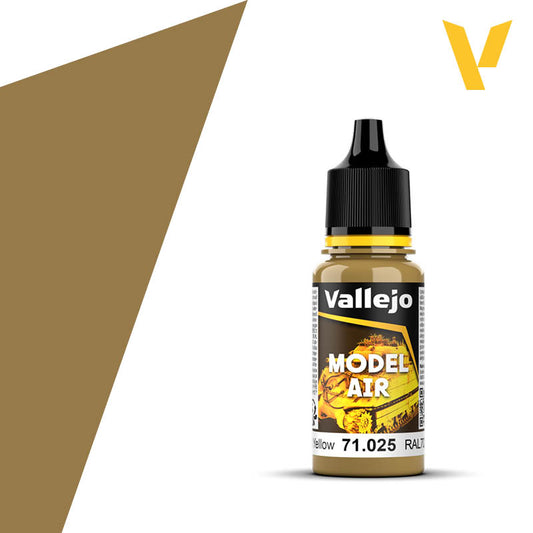 Vallejo Model Air - Dark Yellow (18ml)
