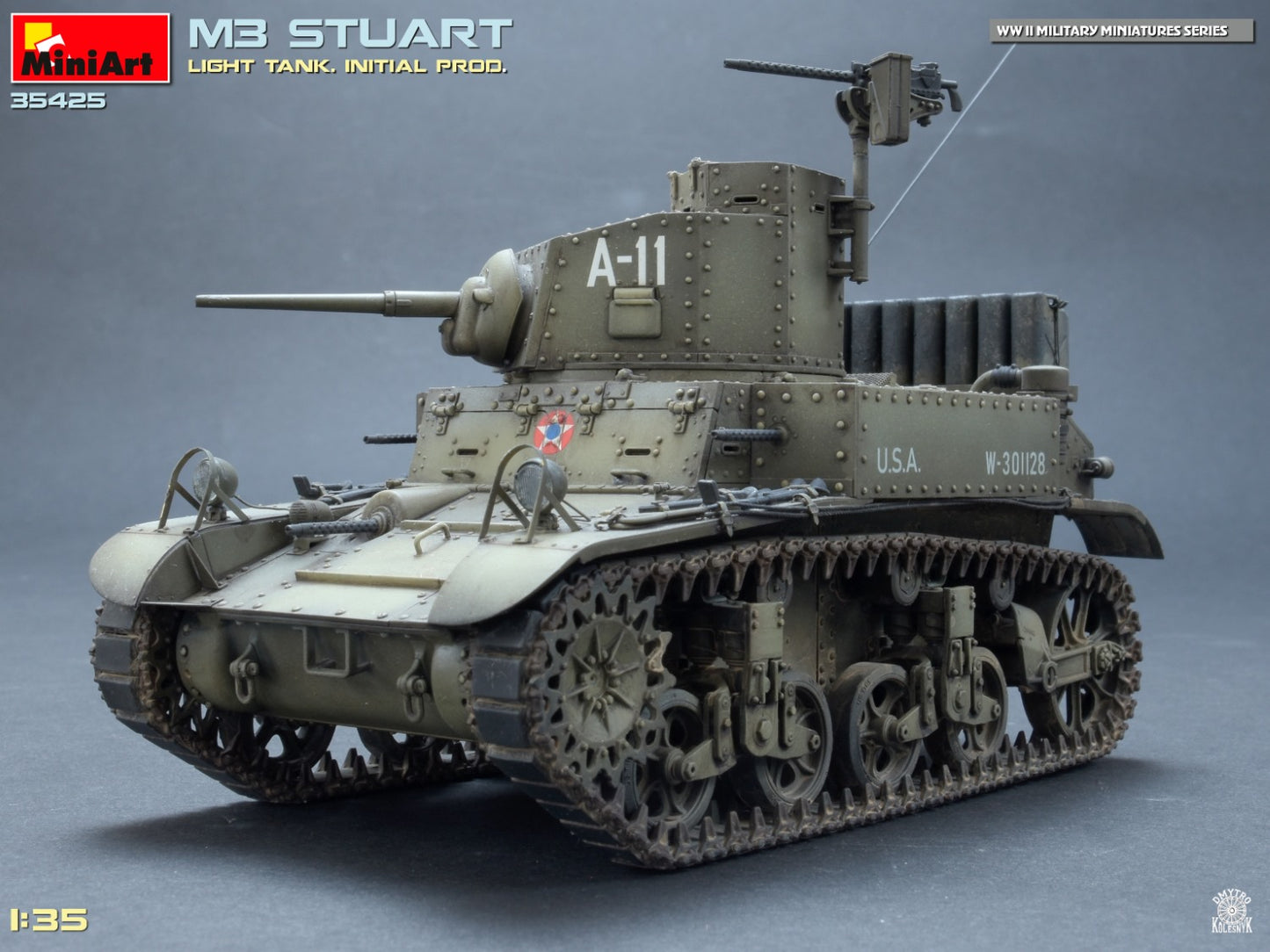 MiniArt M3 Stuart Light Tank Initial Production (1:35)