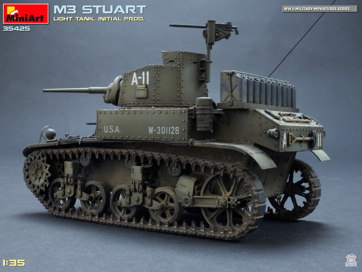 MiniArt M3 Stuart Light Tank Initial Production (1:35)