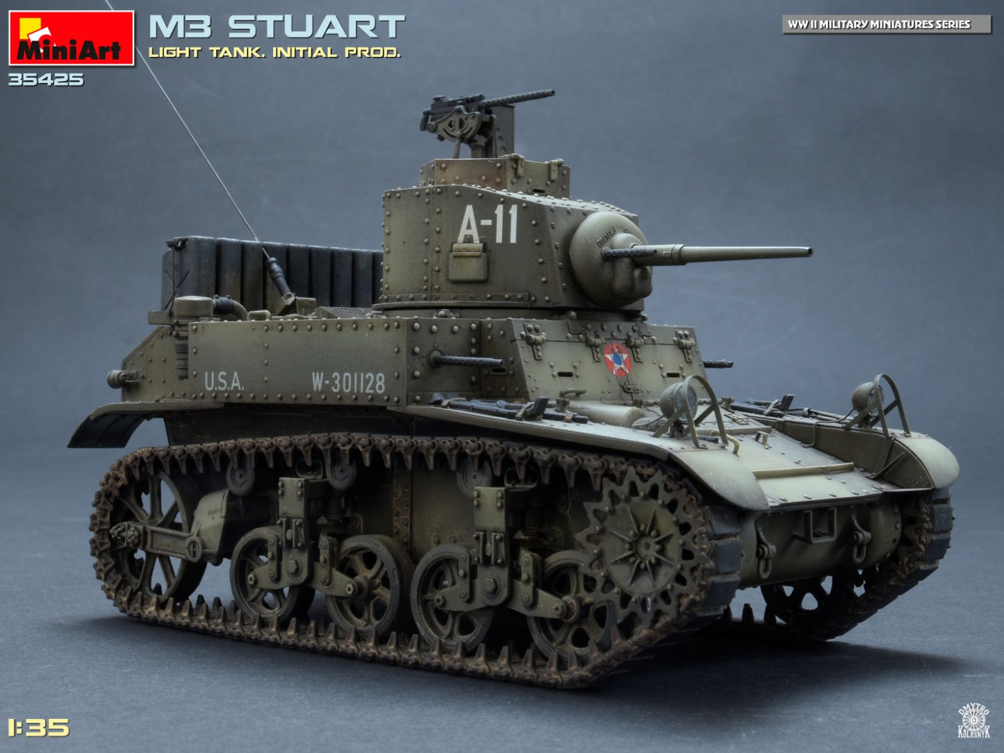 MiniArt M3 Stuart Light Tank Initial Production (1:35)