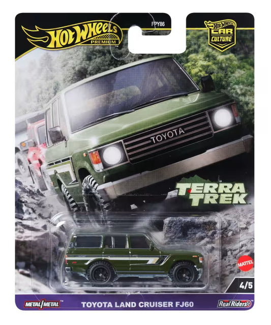 Hot Wheels Premium Car Culture Terra Trek Toyota Land Cruiser FJ60 (1:64)